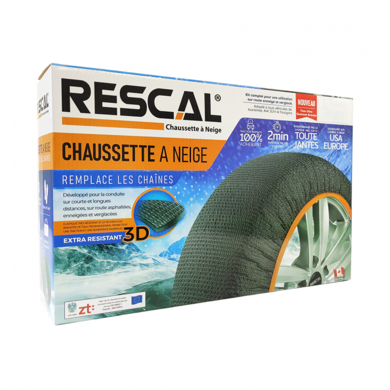 CHAUSSETTES A NEIGE RESCAL 3D TAILLE M