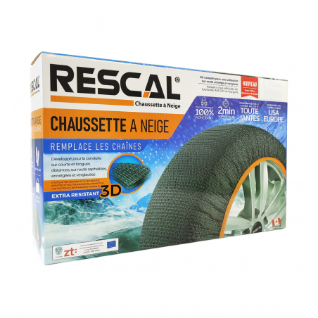 CHAUSSETTES A NEIGE RESCAL 3D TAILLE L